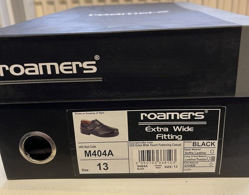 Roamers men black leather - men’s,