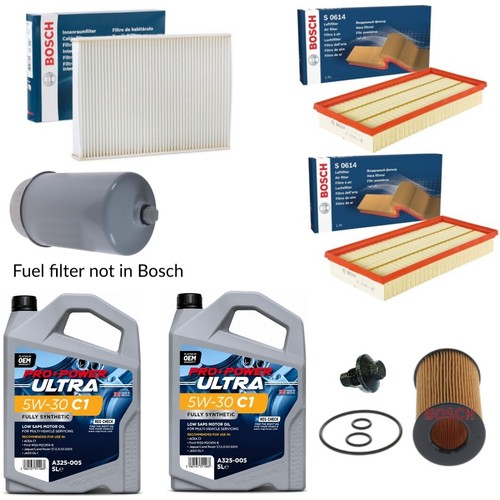 Full service kit bosch filters - service,