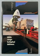 Amsterdam Schiphol Airport Cargo Brochure 1989 Freight Airline KLM Martinair