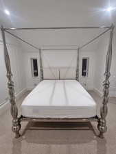 STUNNING Four Poster CHROME