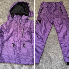 Airwalk Ski Suit - Jacket (Size 10) & Trousers (Size 8) Purple Women’s Ski Suit