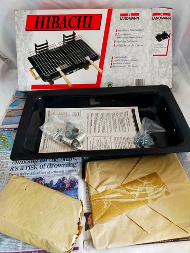 Vintage landmann hibachi - hibachi, iron