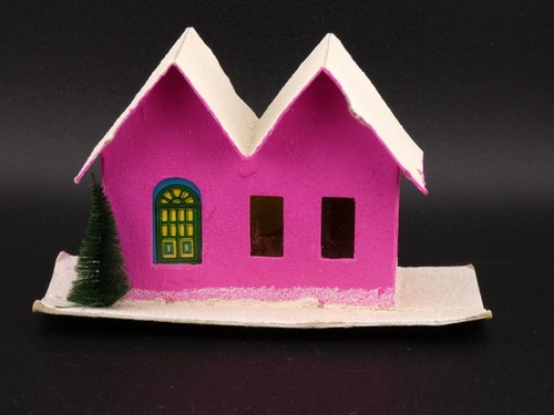Vintage christmas putz - vintage,