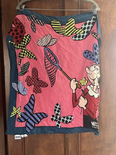 Moschino silk scarf - moschino,