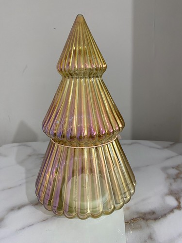 Festive fir tree made - made, glass