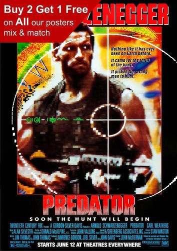 Predator 1987 movie - poster, a5