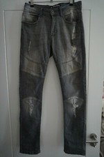 Seven Series Men Jeans Grey Ripped W30 Regular Worn only twice Slim Fit