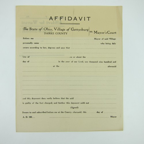 Antique 1920s gettysburg ohio - antique,