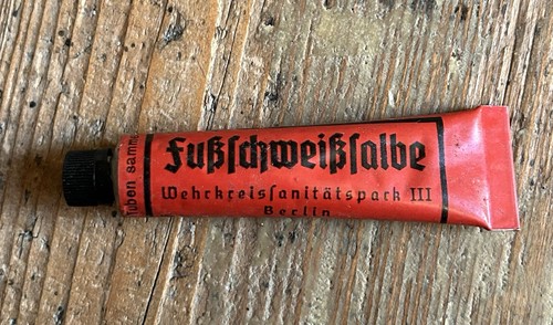 Ww2 german foot sweat - sweat, ointment