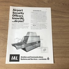 SAIR45 MAGAZINE ADVERT 11X8 THE RAPIDEX 100 BAGGAGE X-RAY