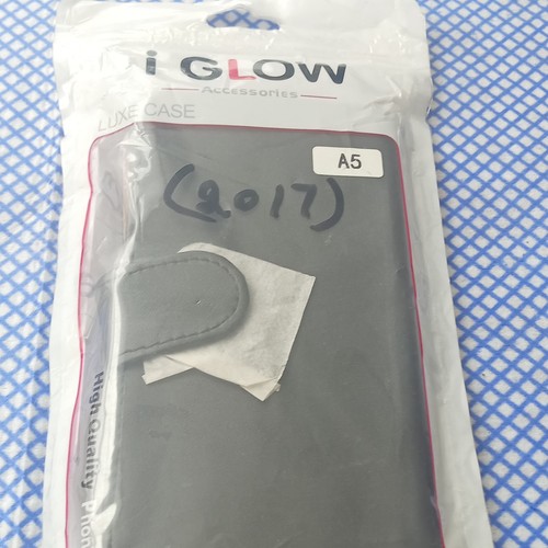 Iglow black tpu flip case - black,