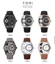TOMI Men’s Quartz Wristwatch Gift Set Minimalist Business Luxury Double Strap