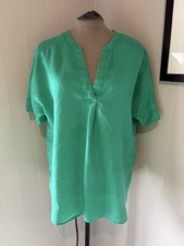 M&S Pure Linen 100% Green