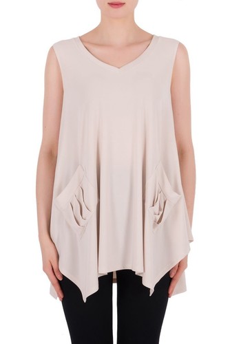 Joseph ribkoff champagne top - joseph,