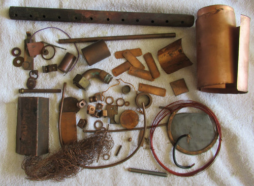 Bundle copper scrap pieces - copper,
