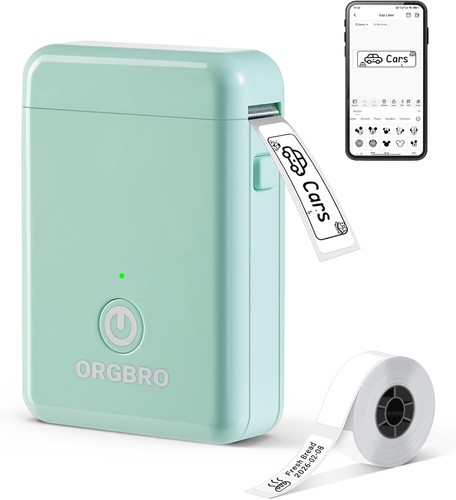 Label maker machine with - label,