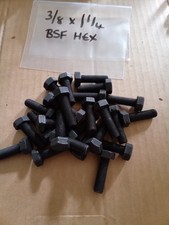 BSF Hex head bolts 3/8 x  1 1/4"  Bag Of 25  (Pack 2)