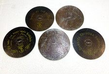 POLYPHON MUSIC BOX DISC LOT 8"