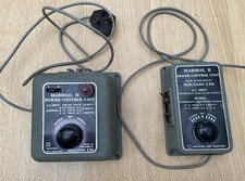 Vintage Meccano Marshal III WORKING & Marshall II for Parts Power Control Units