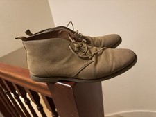 John White Brown Suede Chukka Boots Shoes Men's UK 9 US 10 EU 43