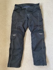 Men's Triumph Motorcycle Trousers Black UK Size 34" Waist Biker Clothing