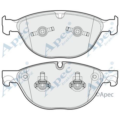 Brake pads set - set, for