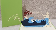 3D Pop Up Fishing Card (