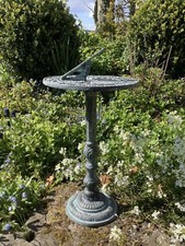 METAL CAST IRON GARDEN SUNDIAL