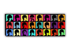 BEATLES HARD DAYS NIGHT POP ART CANVAS 15x40 inch Panoramic Wall Art Print