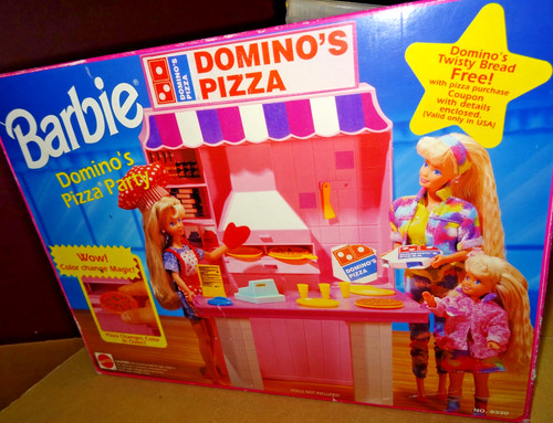 Mattel barbie domino s - mattel, domino's