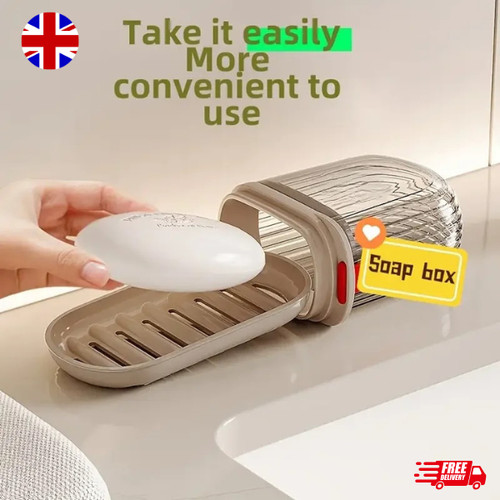 Travel soap box with lid - soap,