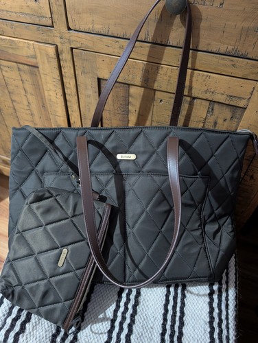 Womens brown olive quilted - brown/olive,