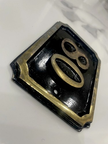 Vintage style house number - vintage,