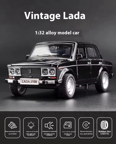 New lada 2106 - 1:32, alloy