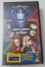 Batman and Robin VHS (Film) (1997) George Clooney, Arnold Schwarzenegger