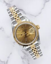 MINT ladies Rolex Oyster Perpetual Datejust in Steel & Gold with Box and Papers