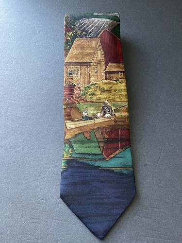 Eddie bauer silk tie - silk,