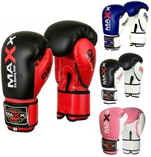 Maxx Gel Leather Boxing Gloves