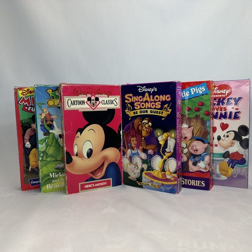 Disney classic vhs lot 6 - disney,
