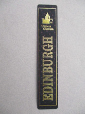 Holographic BOOKMARK Edinburgh Camera Obscura Scotland Scottish Black Gold Unus