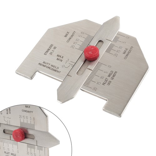 Automatic weld size gauge butt - weld,