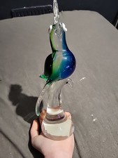 XL Murano Style  Glass Green