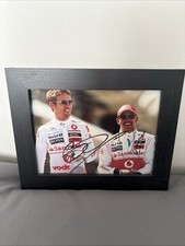  Lewis Hamilton And Jenson Button McLaren hand signed with COA