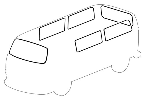 Window seal kit plain - window,