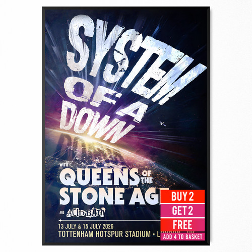 System down uk - uk, tour