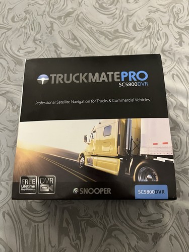 Truck mate pro - sc5800dvr, gps