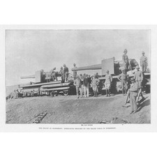 BOER WAR Siege Guns up to