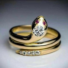 14K Yellow Gold Finish 1.00 CT