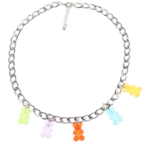 Fashionable multicolor bear - fashionable,