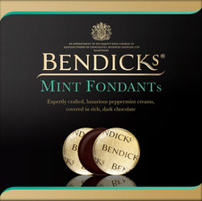 Bendicks Dark Chocolate Mint Fondants, Smooth Fondant Centers Coated in Dark Cho